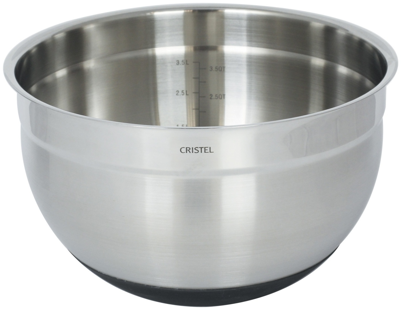 Миска Cristel 24х24 см, сталь, 1 шт