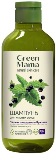 Green Mama Черная смородина и крапива шампунь 400 мл