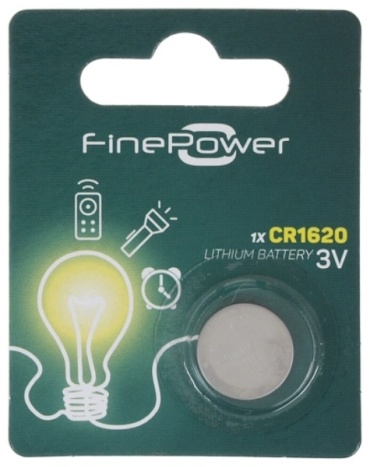 Батарейка CR1620 FinePower 1 шт