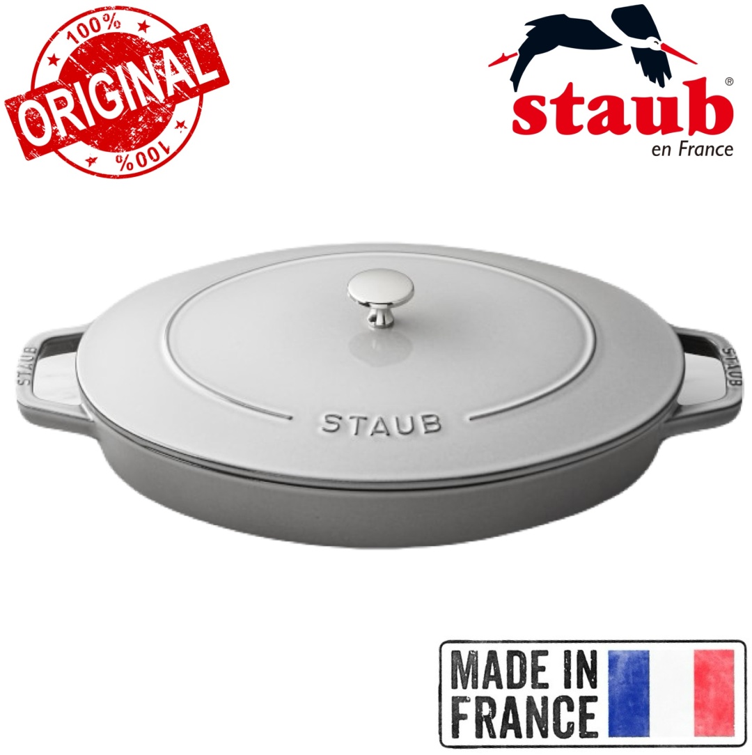 Сотейник 2.2 л, Staub France Graphite Grey  чугун