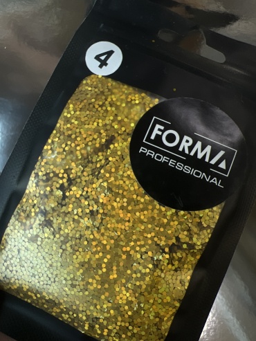 FORMA Professional блестки, глиттер 4 1 шт