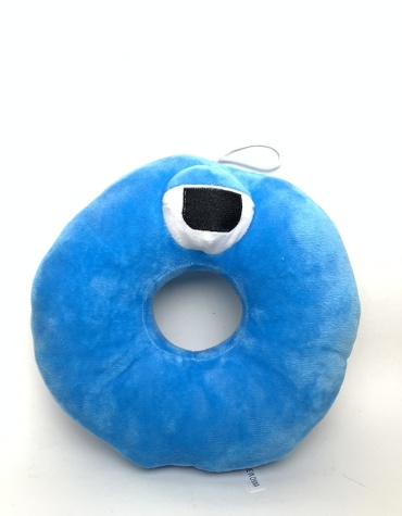 Мягкая игрушка BABY TOY Буква О, высота 20 см, мультиколор