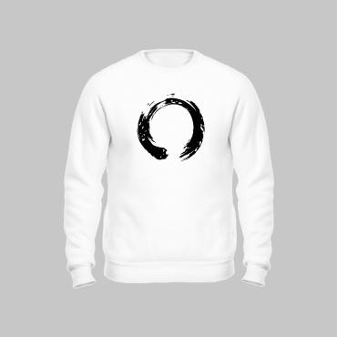 Свитшот Black and White белый