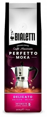 Кофе Bialetti Perfetto Moka Delicate молотый в пакете 250 г