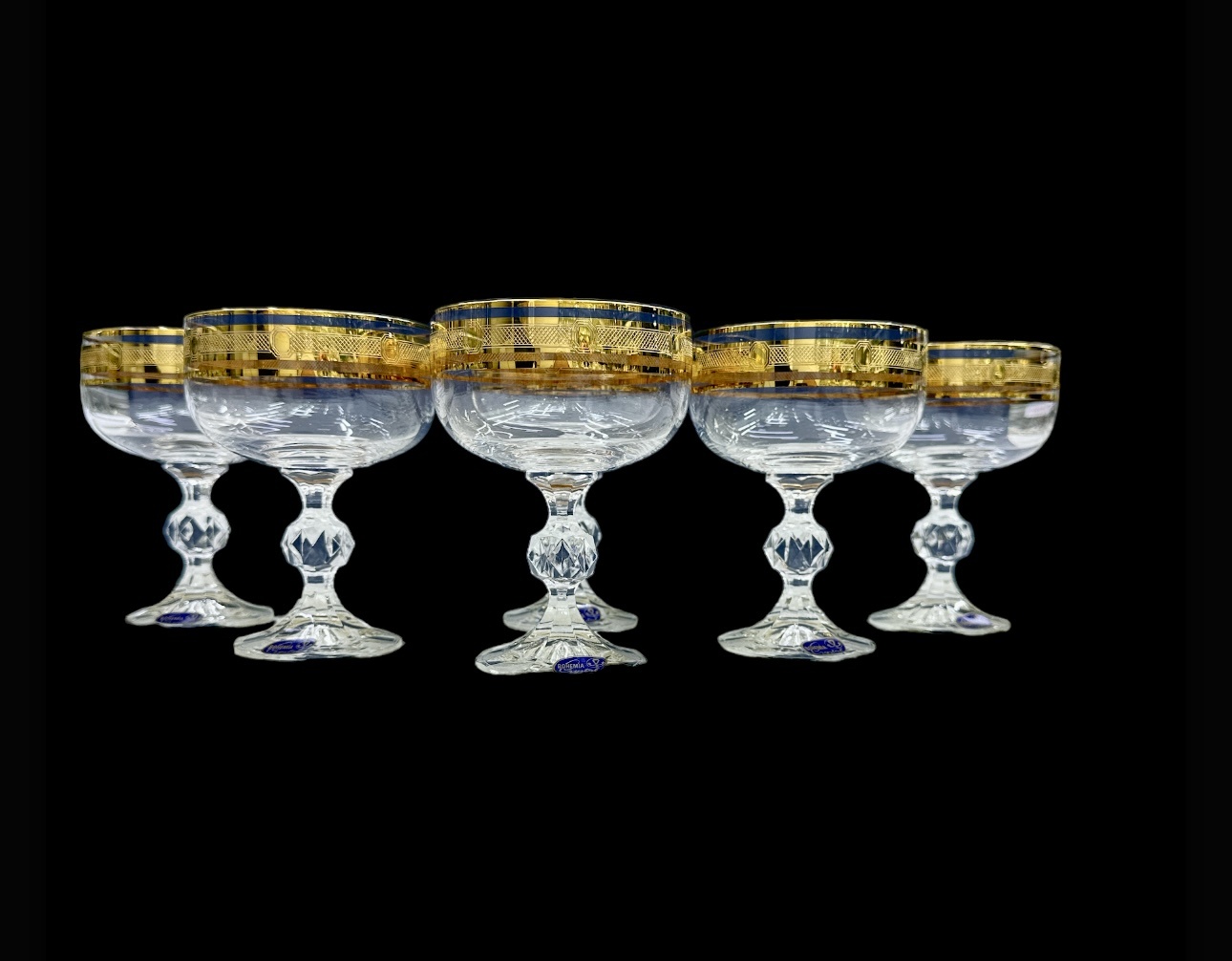 Bohemia Crystal креманка 40149/9189/200 круглая 6 шт, стекло