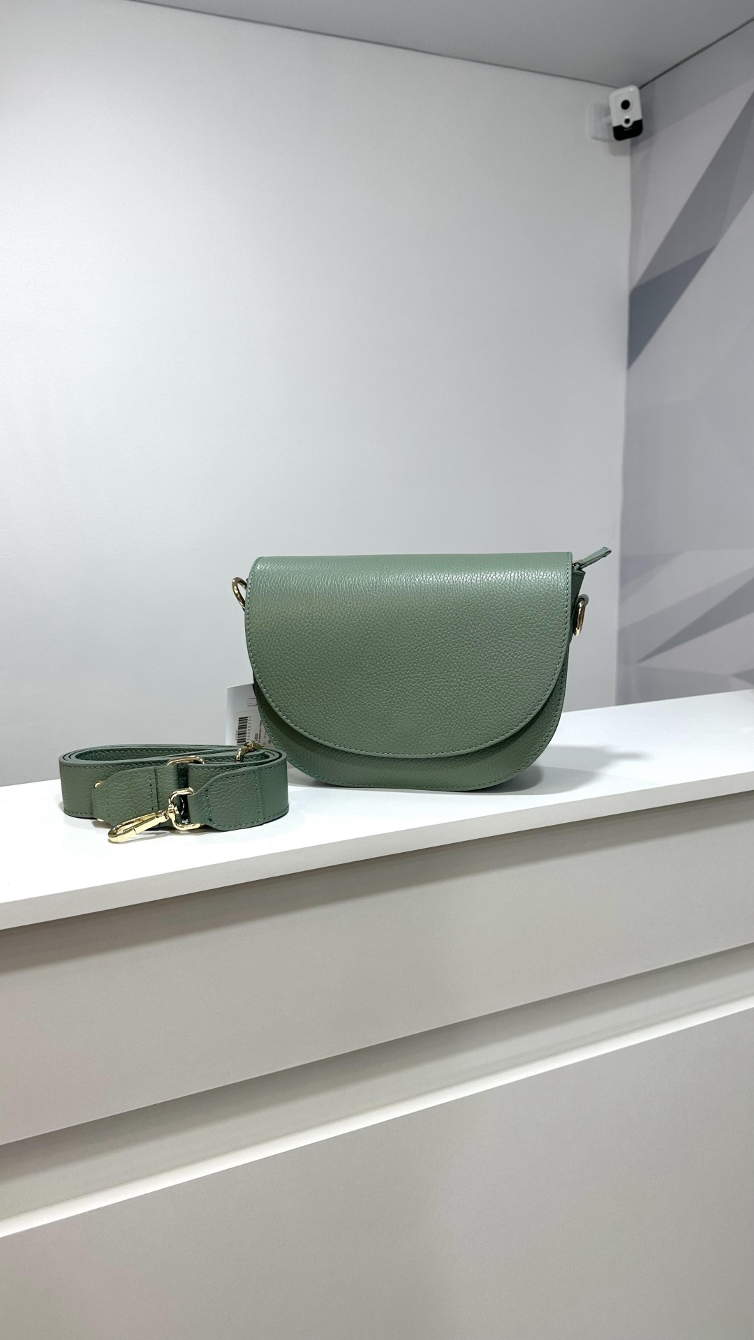 Купить Сумка седло Leather Country 270 натуральная кожа зеленый, мятный ...