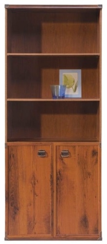 Стеллаж напольный BRW ИнJREG2do, 80x40x195.5 см, коричневый
