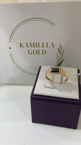 KAMILLLA GOLD KG-XW2J0Q24MET4743 размер 21.5 вес 2.5 г золото, фианит