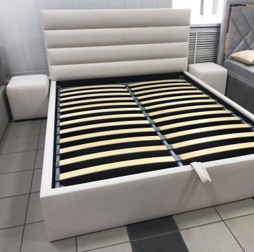 Кровать MEBEL EXCLUSIVE Luxe, 160x200 см, без матраса, бежевый