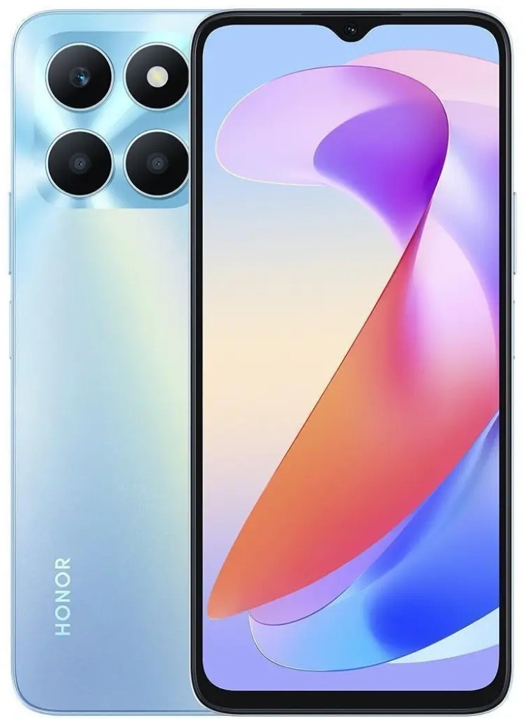 Смартфон HONOR X6A 4 ГБ/128 ГБ голубой