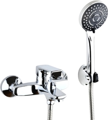 Смеситель для ванны Atlas KP2003301, цинк, цвет хром