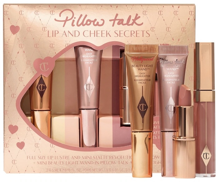 Charlotte Tilbury Pillow Talk Lip and Cheek Secrets Set набор декоративной косметики для женщин