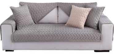 Makhome набор накидок для дивана 883180 серый 90x210 см, 90x160 см, 90x90 см