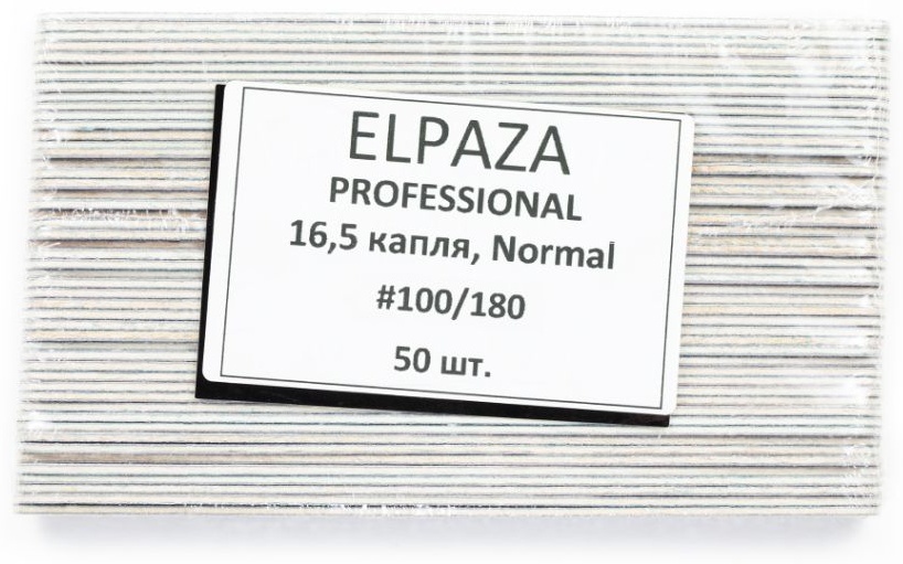 ELPAZA маникюрная пилка 100/180 50 шт