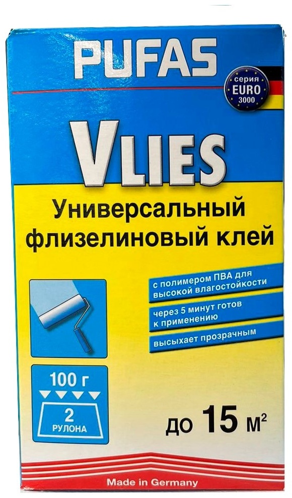 Купить Клей обойный PUFAS Vlies флизелиновый, 100 г в Алматы – Магазин ...