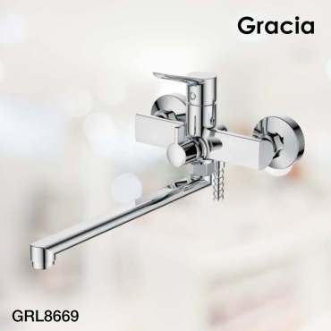 Смеситель для ванны Gracia GRL8669, однозахватный