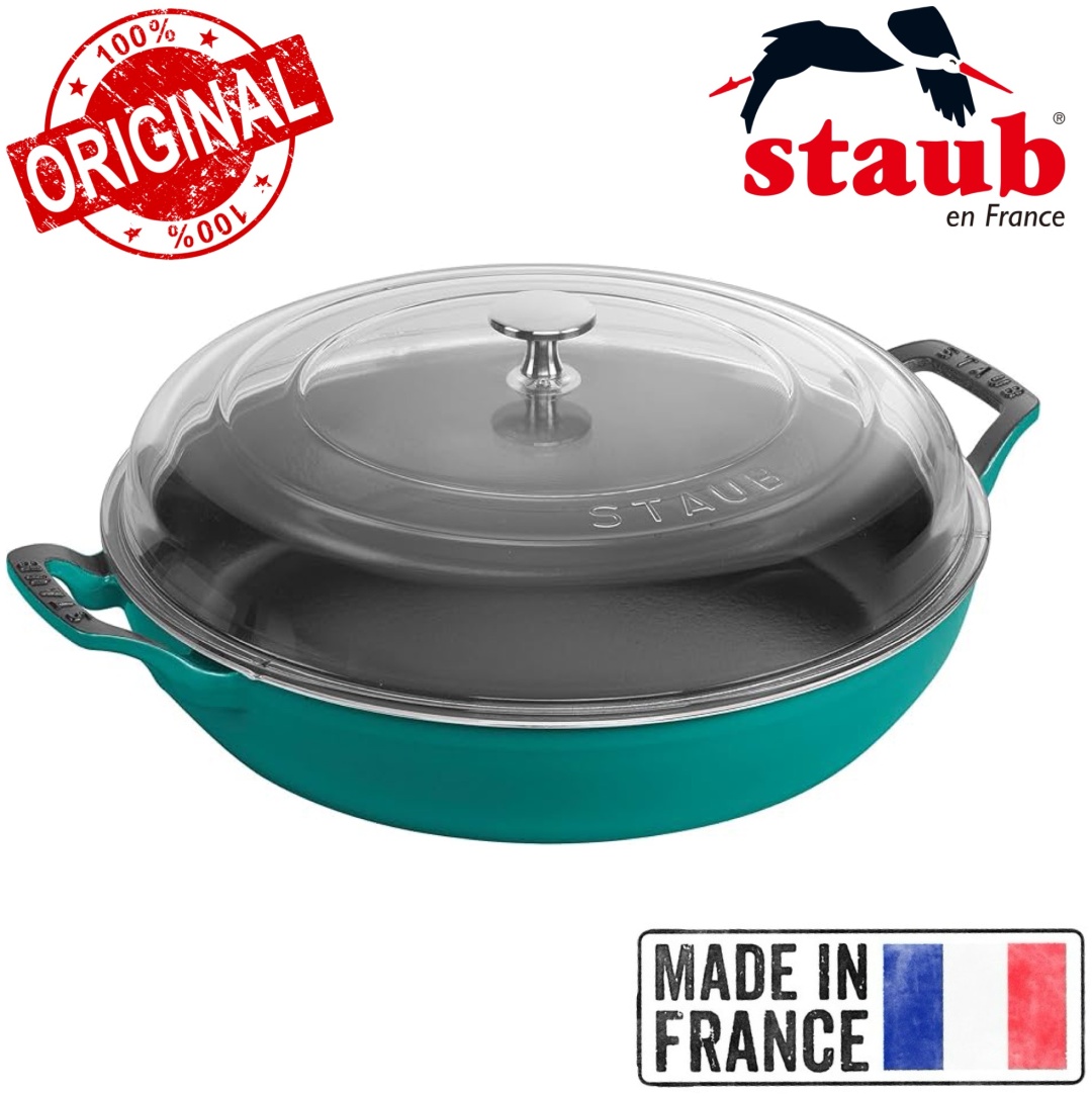 Сотейник 3.4 л, Staub France Turquoise чугун