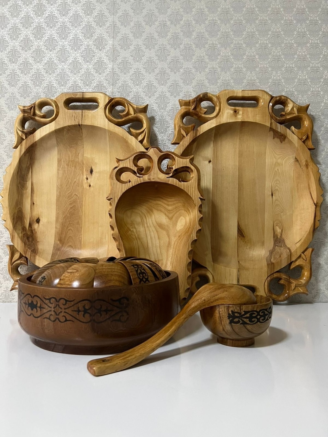 Астау ALFI-Shop 54х40 см, дерево, 17 шт
