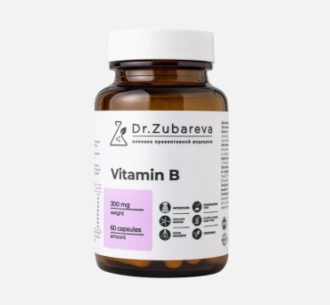 DR.ZUBAREVA Витамины группы B капсулы 60 шт