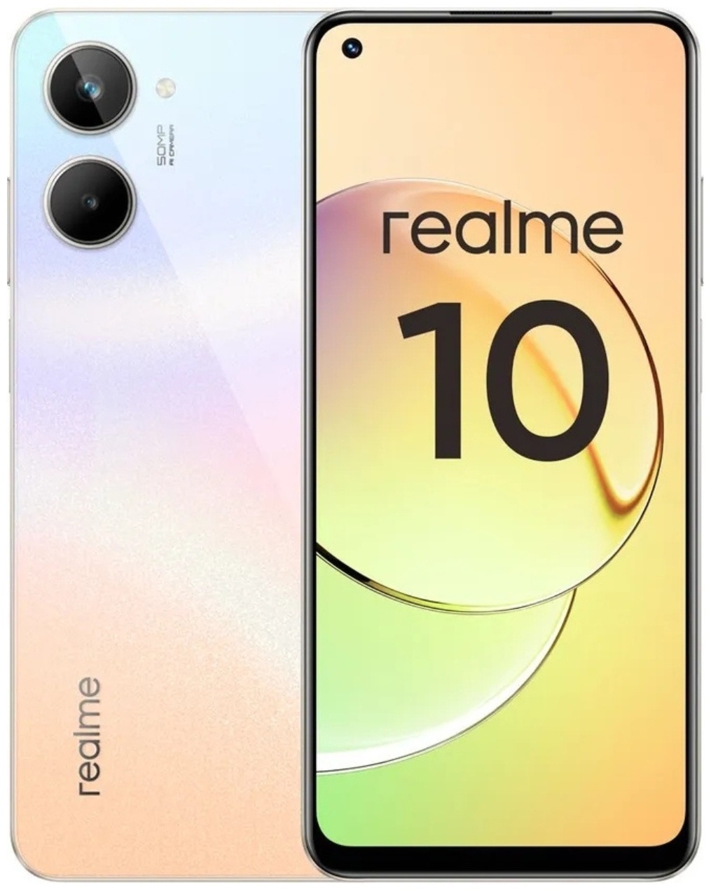Смартфон Realme 10 4 ГБ/128 ГБ белый