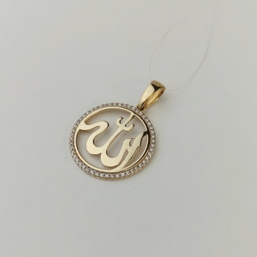 Подвеска Gaukhar Jewelry GJ0071-P вес 2.04 г золото, фианит