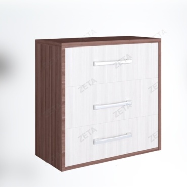 Комод ZETA Афродита, 93.60x47.50x93.5 см, коричневый, бежевый