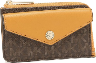 Картхолдер Michael Kors канва желтый, коричневый