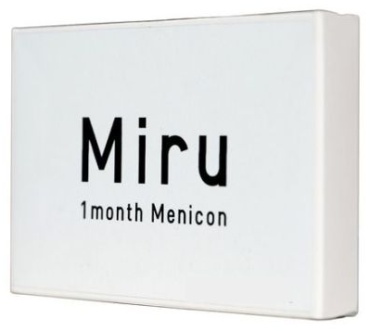 Контактные линзы Menicon Miru -5.50 кривизна 8.6 на месяц 3 шт