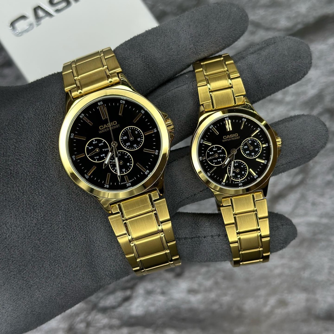 Кварцевые CASIO ПАРНЫЕ MTP-LTP-V300 by LUXURY нержавеющая сталь