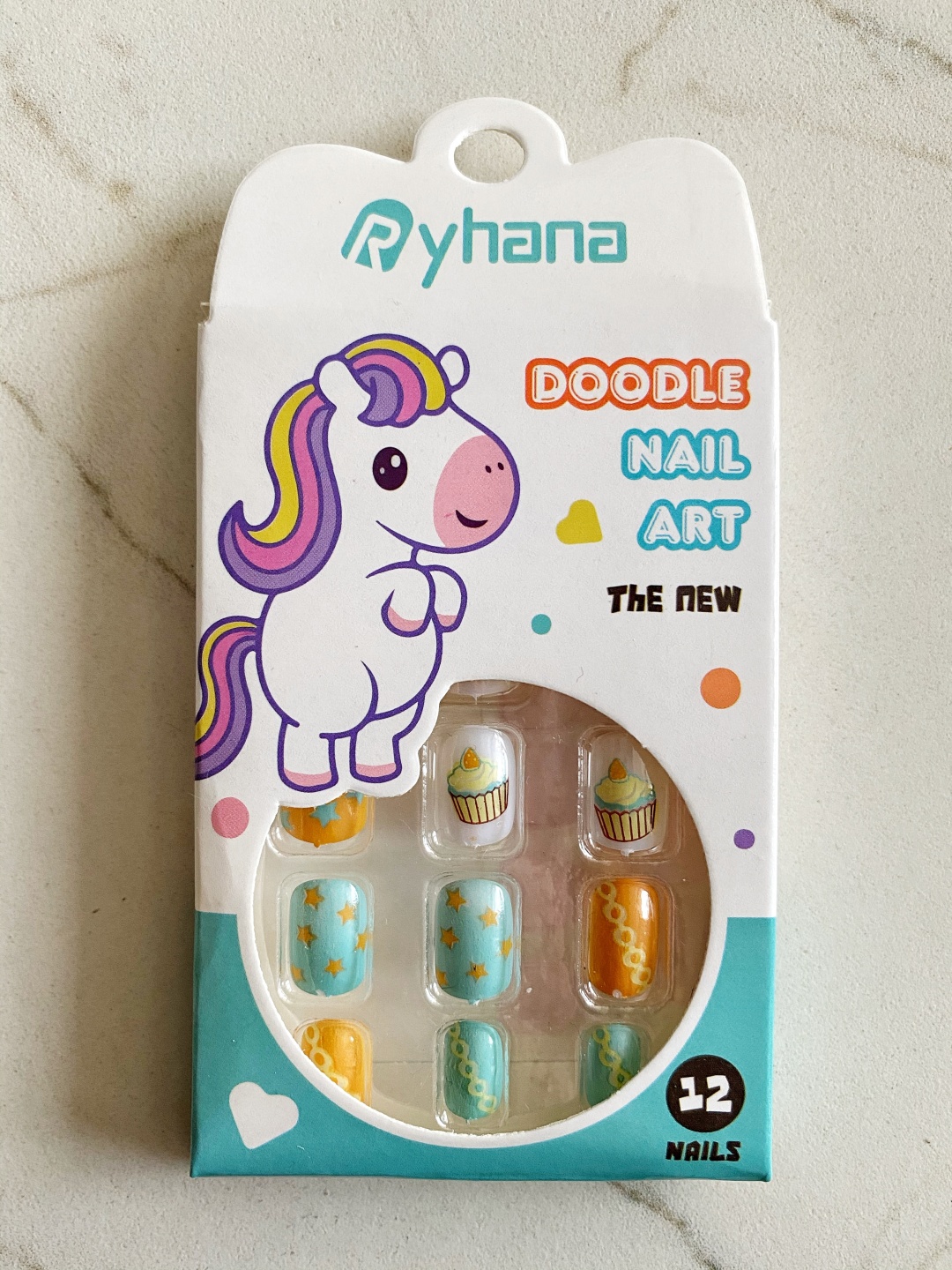 Накладные ногти Doodle Nail Art детские 1 шт