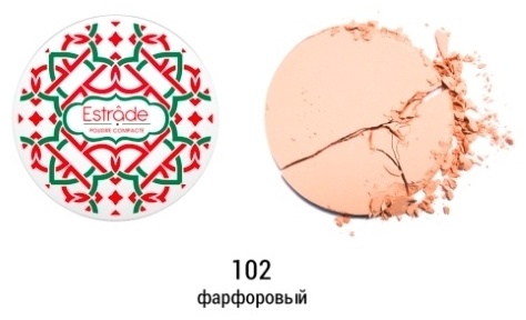 Пудра Estrade Voile naturel сухая 102 фарфоровый бежевый