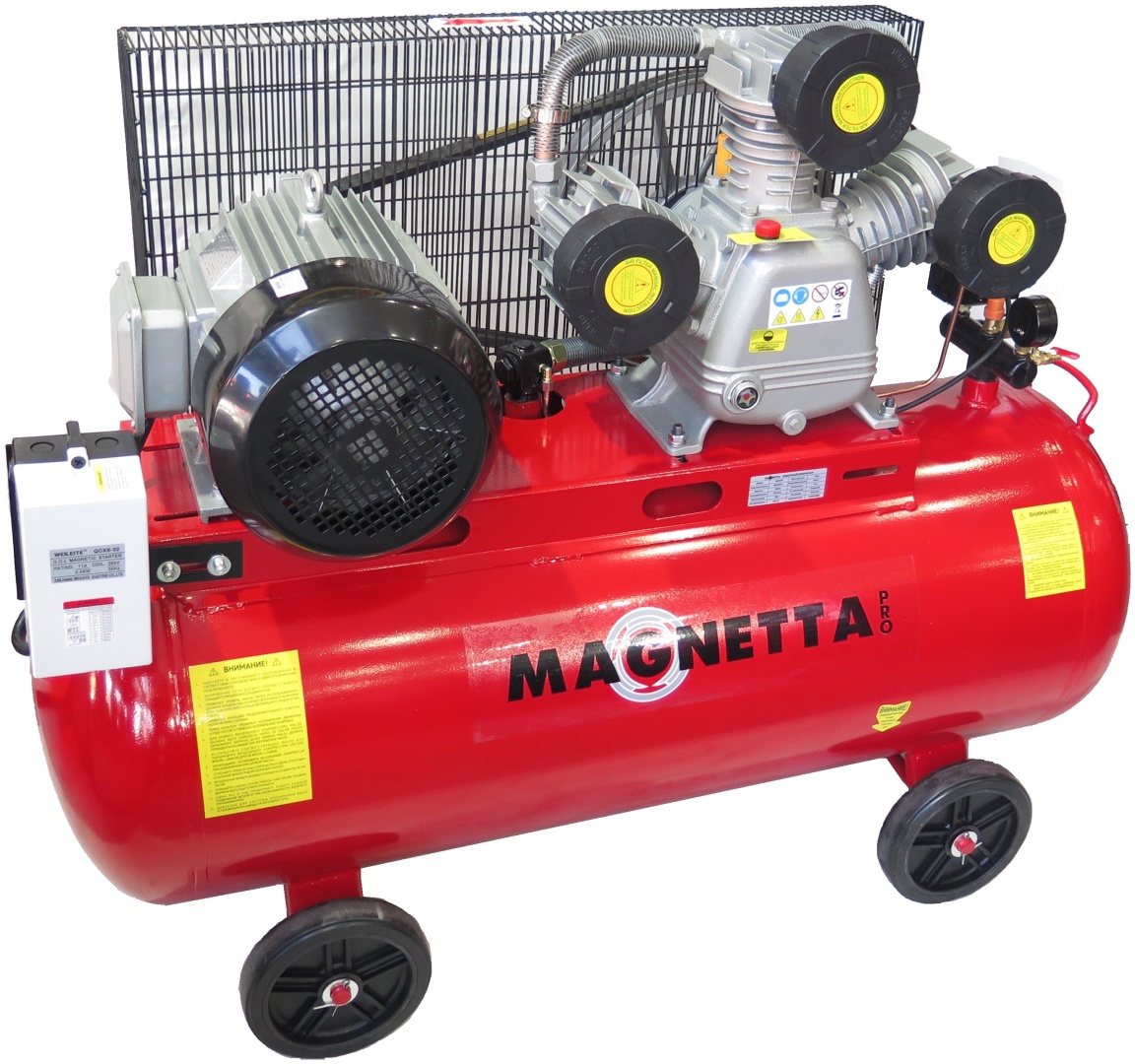 Купить Компрессор масляный Magnetta SW0.67/8 в Алматы – Магазин на Kaspi.kz