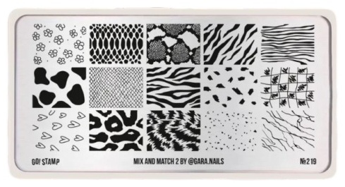 Go! Stamp пластины 219 Mix and match 2