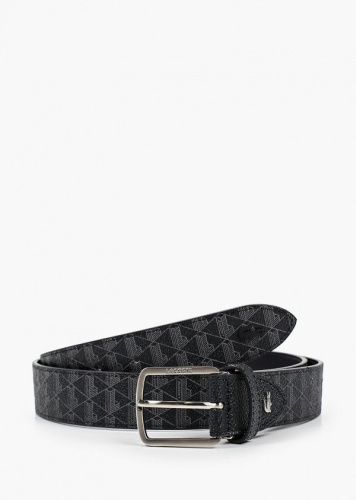 Ремень LACOSTE искусственная кожа 111.5 см черный