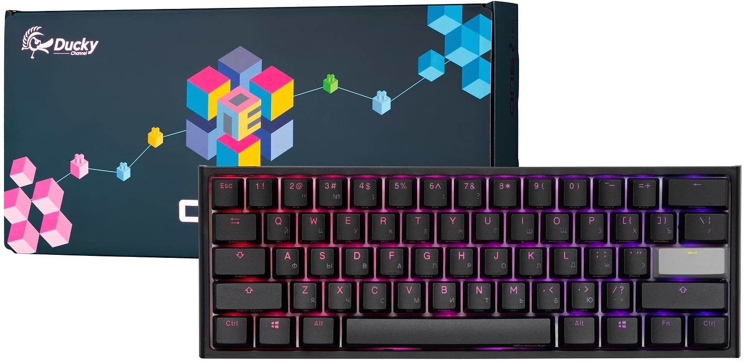 Купить Клавиатура Ducky One 2 Mini DKON2061ST-RRUPDAZT1 черный в Алматы ...