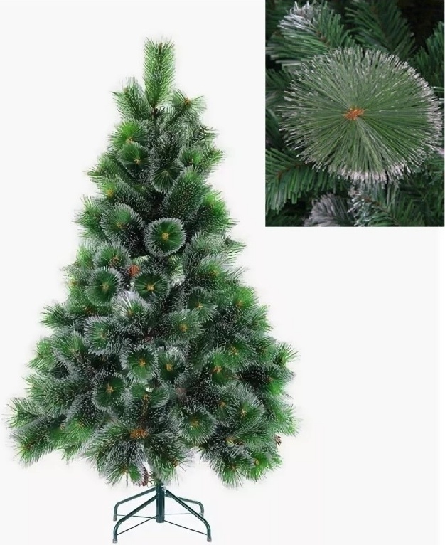 Купить Новогодняя елка МАРКЕТ пушистая разборная 240, d нижних веток ...