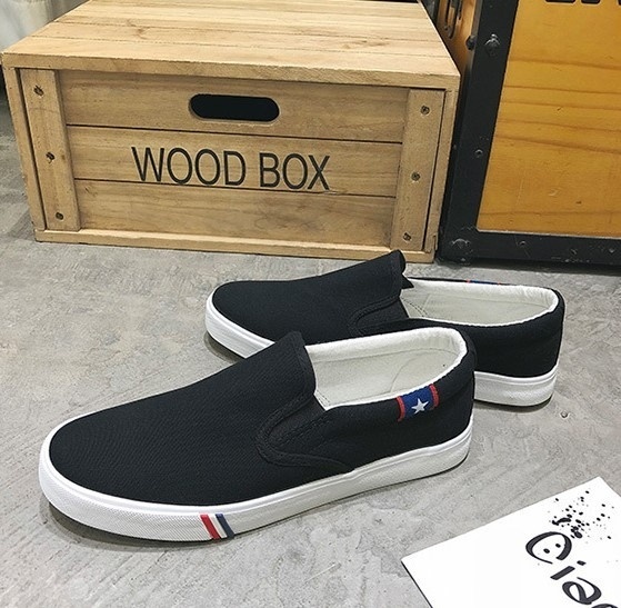 Fashion moccasins-6601 черный