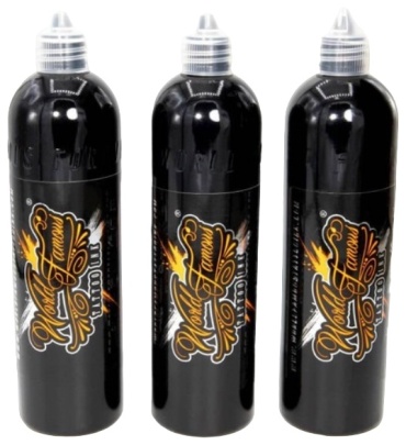 World Famous Tattoo Ink Charcoal Greywash пигмент Set 360 мл