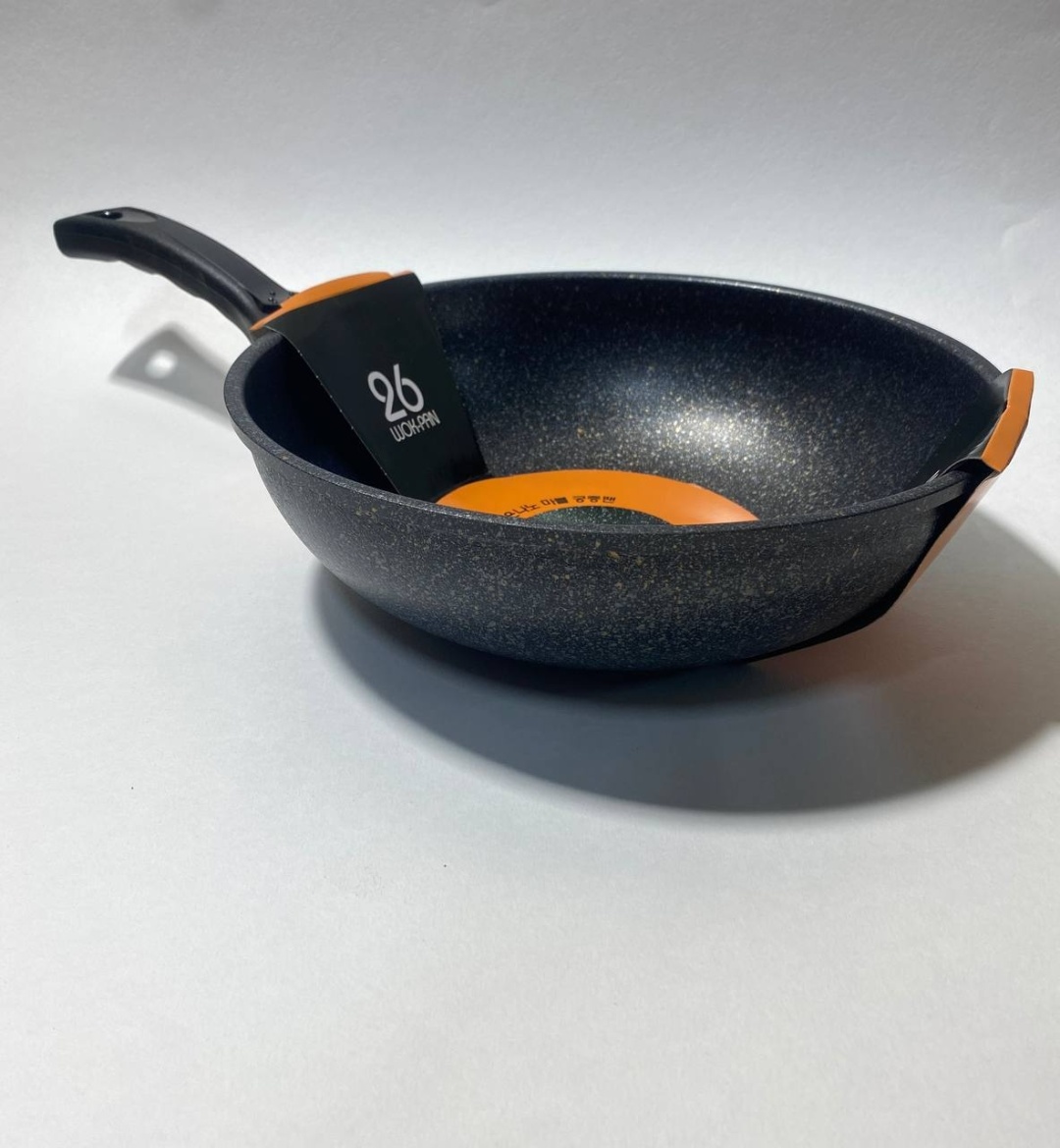 Вок Kitchen Art K-016 26 см с антипригарным покрытием, алюминий