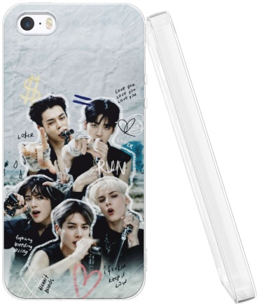 Чехол Mcover для Apple iPhone SE, iPhone 5, iPhone 5S рисунок
