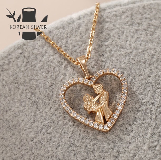 Подвеска KOREAN SILVER бижутерный сплав, цирконий
