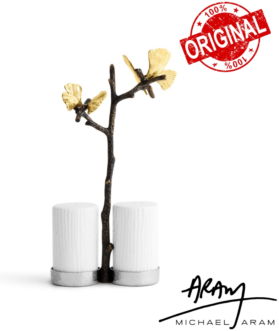 MICHAEL ARAM набор для специй Butterfly Ginkgo, сталь, латунь