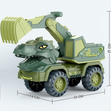 Экскаватор Динозавр 794262, пластик, зеленый