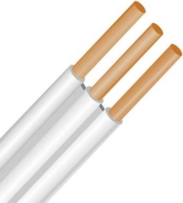 КЭК провод ППВ 3x4, 1 м
