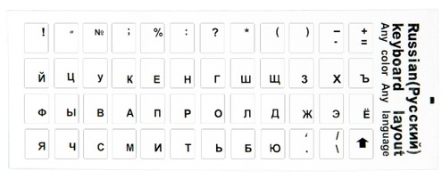 Наклейка на клавиатуру 879448