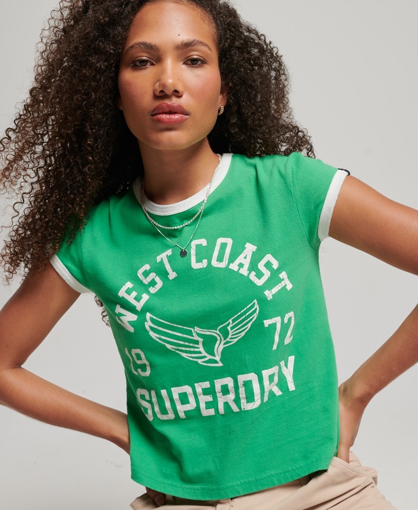 Футболка Superdry зеленый