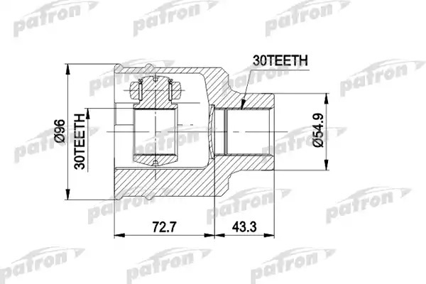 PATRON шрус PCV5001