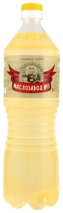 Купить Масло Маслозавод №1 подсолнечное рафинированное 1 л в Алматы ...