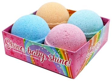 Laboratory Katrin baby shine, Shine бомбочка 4 шт по 120 г