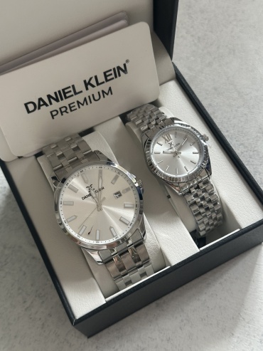 Кварцевые Daniel Klein FLSH ДК парные часы для него и для неё 57 нержавеющая сталь